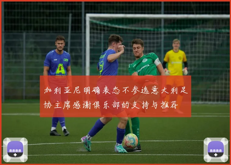 加利亚尼明确表态不参选意大利足协主席感谢俱乐部的支持与推荐